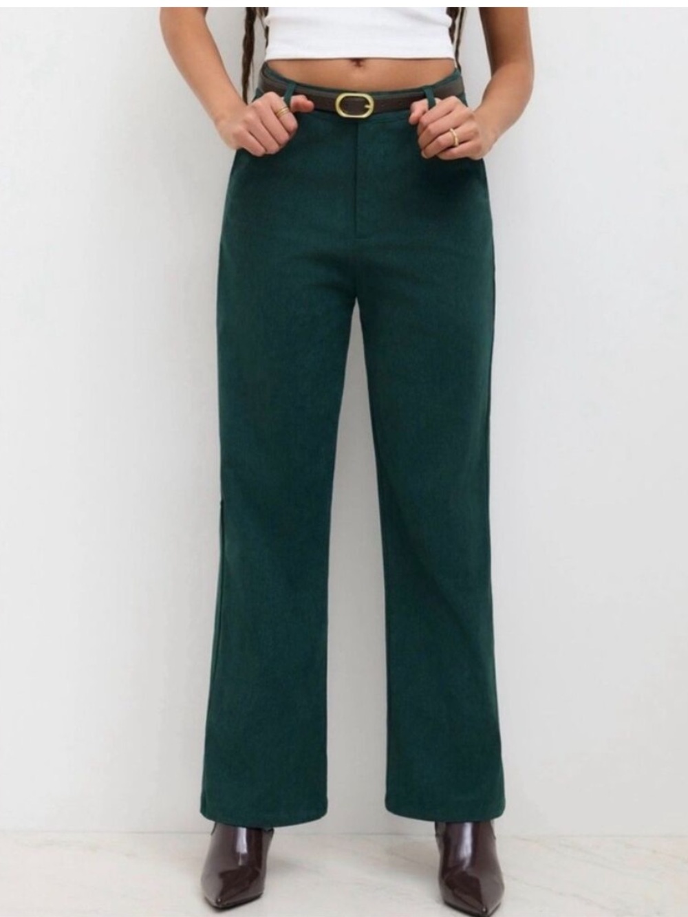 Cider Corduroy straight leg trousers